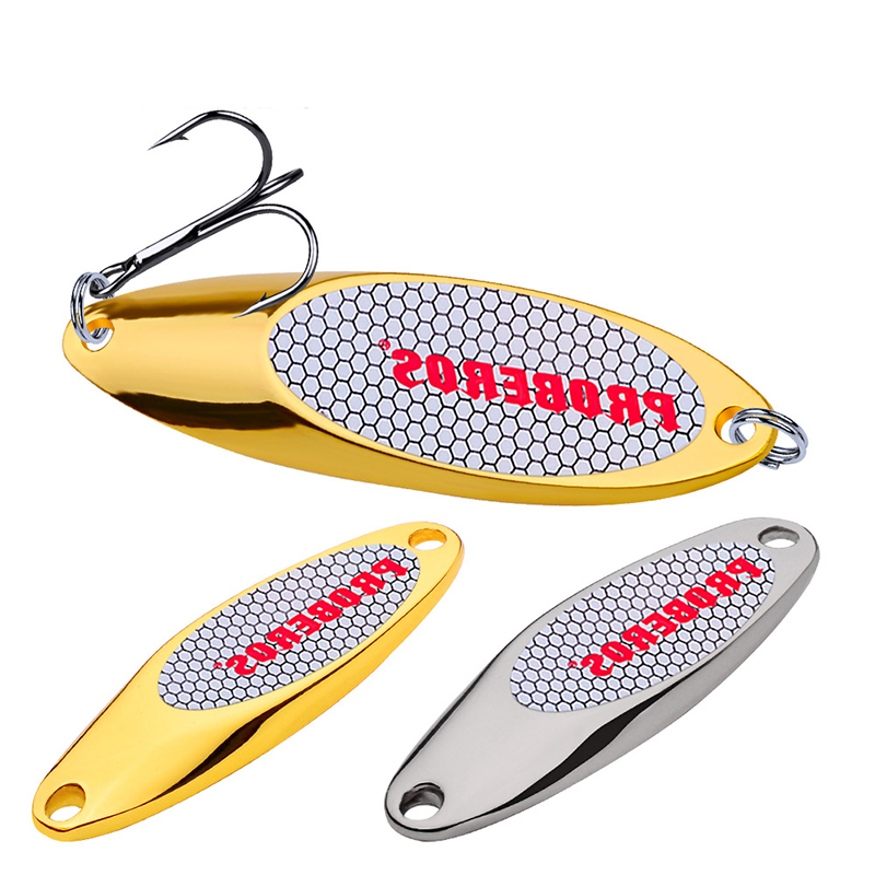 Fishing Hook Treble - Metalen lepelvormige vislokker, 3-60 g, geschikt