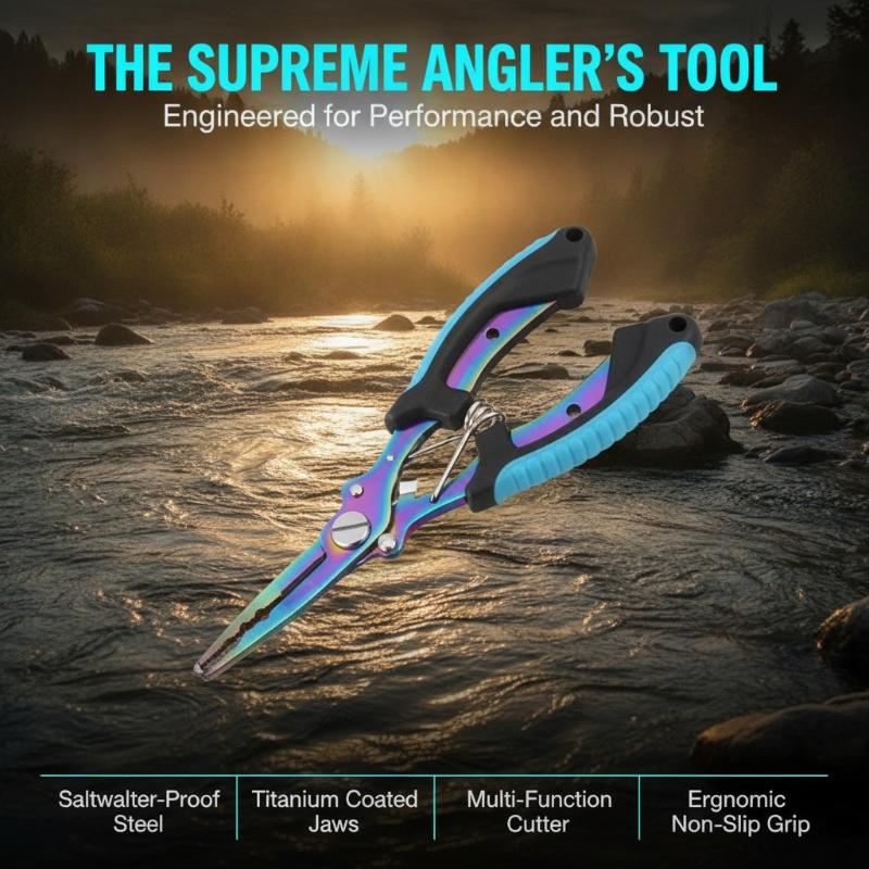 Fishing Hook Sharpener - 1 stuk multifunctionele visstijltang van roestvrij