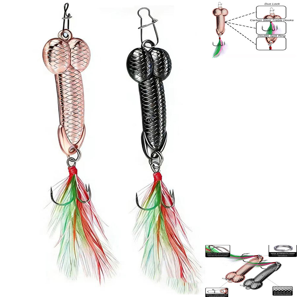 Fishing Hook Treble - Speciaal gevormde metalen VIB-vislokker, 3g, 7g,
