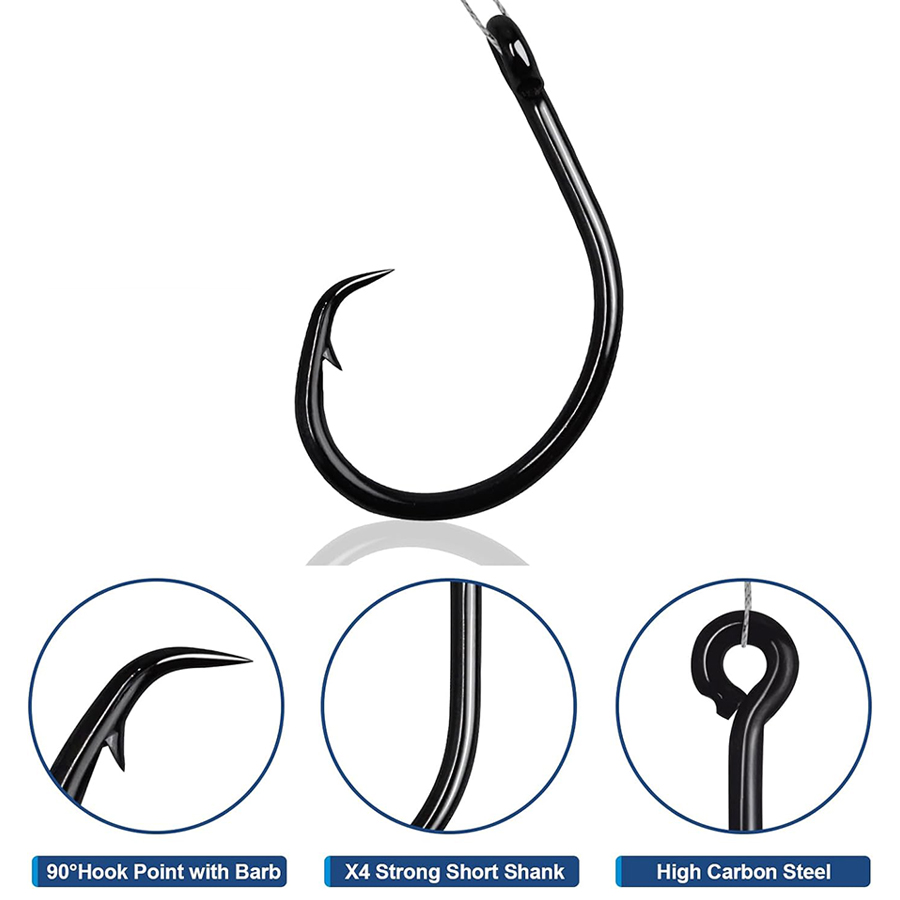 Circle Hooks 3X Sterke Zoutwat - Fishing Hook Assortment recensie en prijs