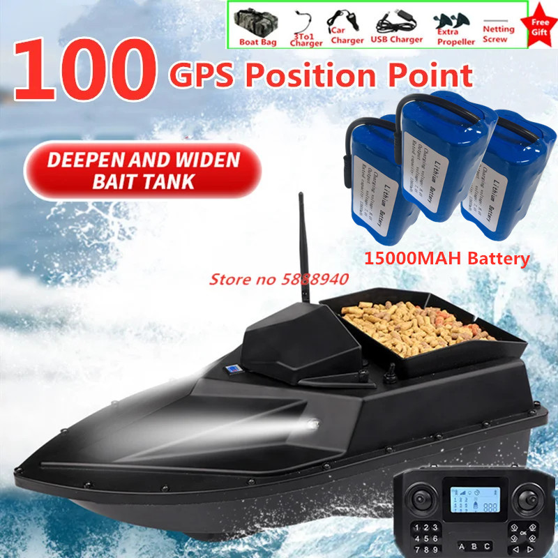 Update 100GPS Positie RC Aasbo - Fishing Hook Size recensie en prijs